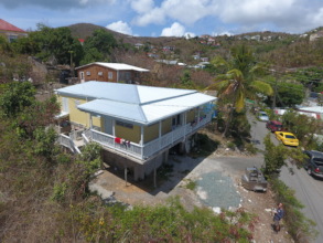 Recently completed home in Cruz Bay.