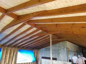 New Roof is on and meets new FEMA specs.