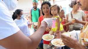 SAI Volunteers Feed Venezuelan Refugees