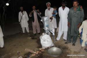 Hand-pump Installed