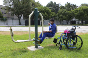 Exercise at public park