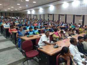 Participants on National Girl Child Day