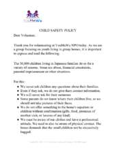 Volunteer Child Safety Protocol (PDF)