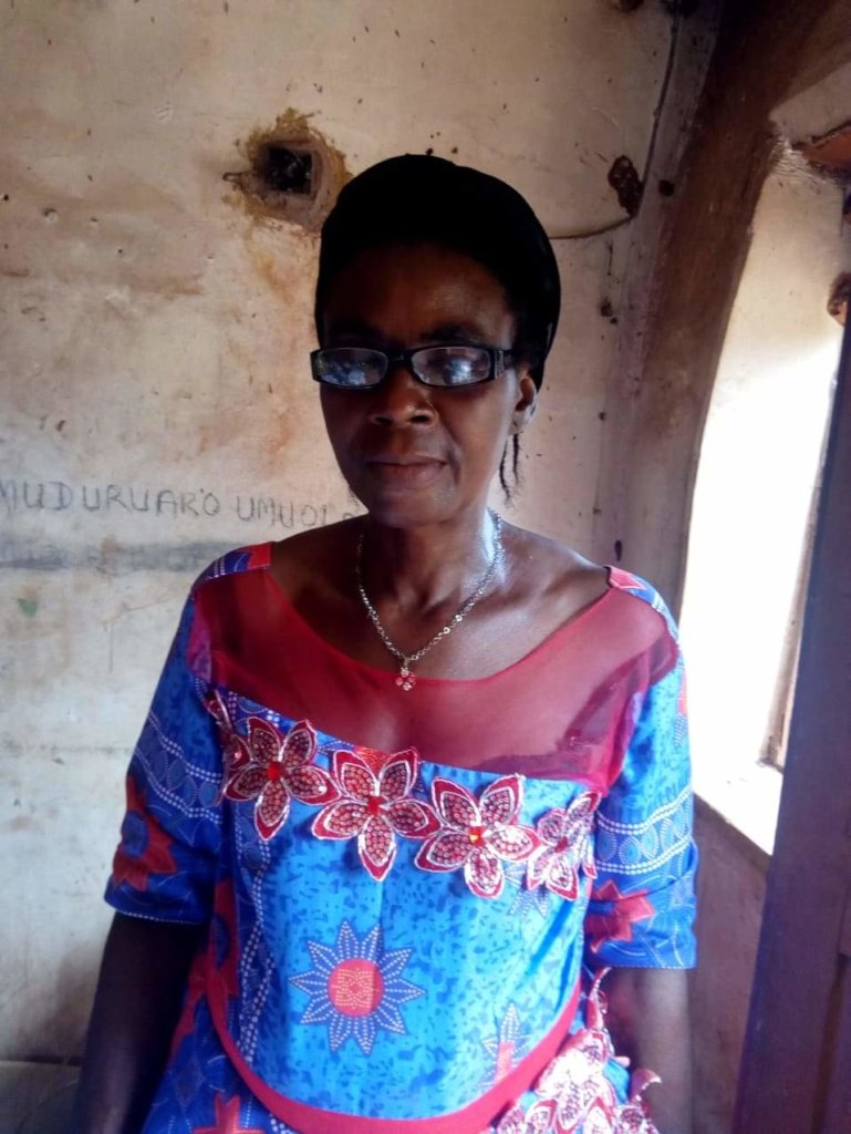 A patient and now staff volunteer at HFANaija
