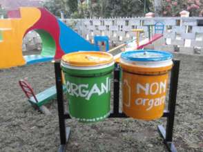 Painting Trash Bin