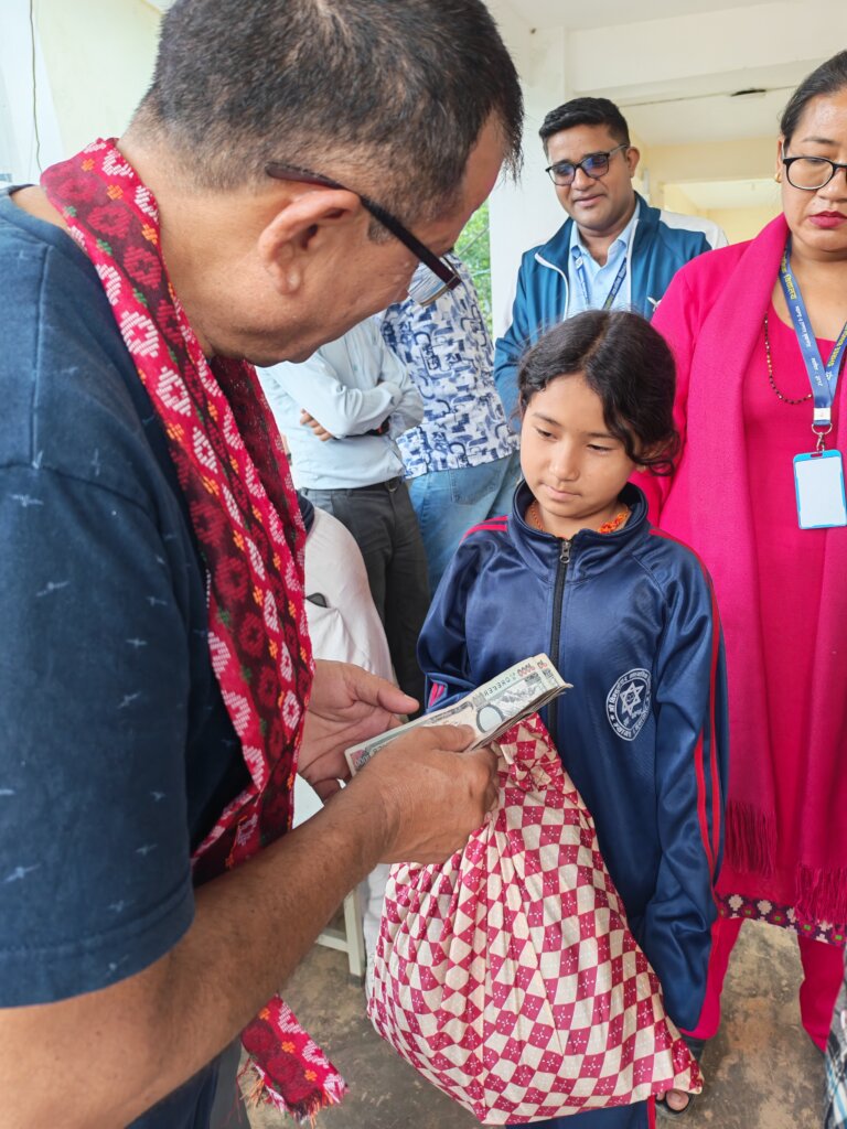 Education+care+mentorship for 100 Nepali children
