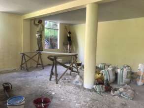 painting the classroom