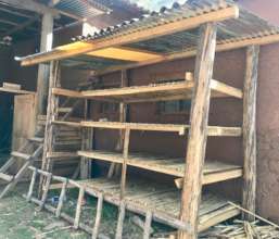 New shelving for drying and saving seeds