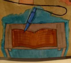 Writing desk by Hannah