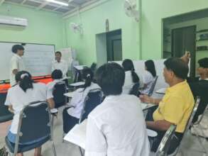 Regular class is on holidays.
