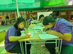 Hard at work