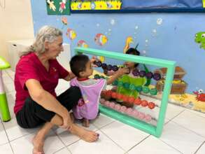 Learning to count on a large abacus!