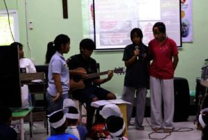 Singing together