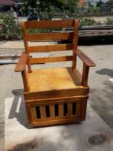 Single Chair with shoe rack