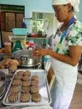 Learning to make banana cakes