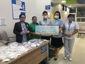 Masks for the patients at the hospital every week