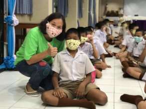 Masks for school children.