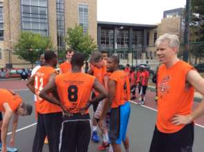 David Gregory and Crew Playing with youth