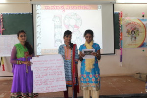 A presentation in progress