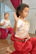 youngest students at work