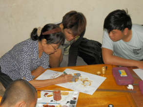 Champey art class in session