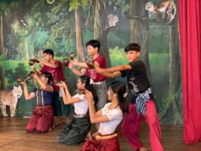 Champey students during practice