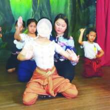 Ms. P warming up and receiving instruction