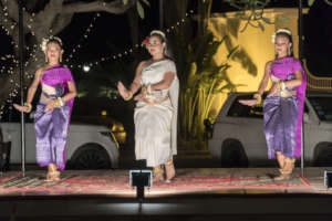 Dancing in Raffles Hotel Garden