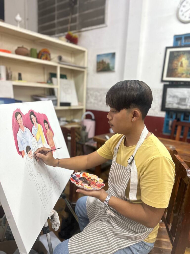 Arts for Cambodian Children & Teens at Champey