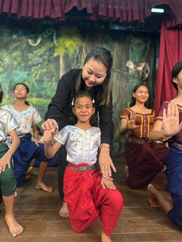 Arts for Cambodian Children & Teens at Champey
