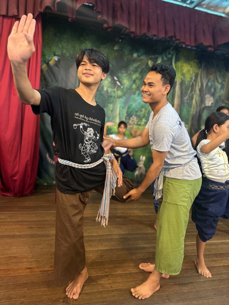 Arts for Cambodian Children & Teens at Champey