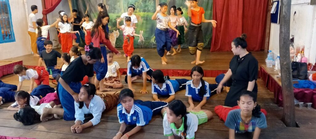 Arts for Cambodian Children & Teens at Champey