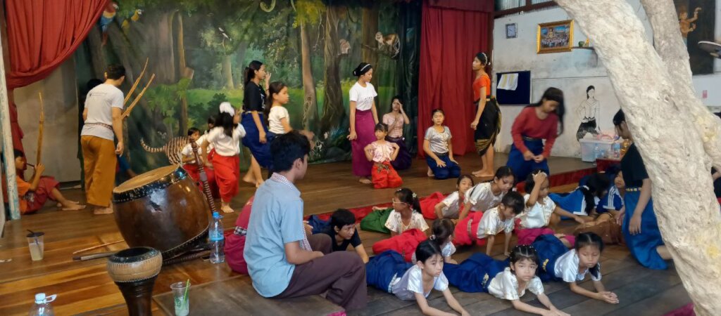 Arts for Cambodian Children & Teens at Champey