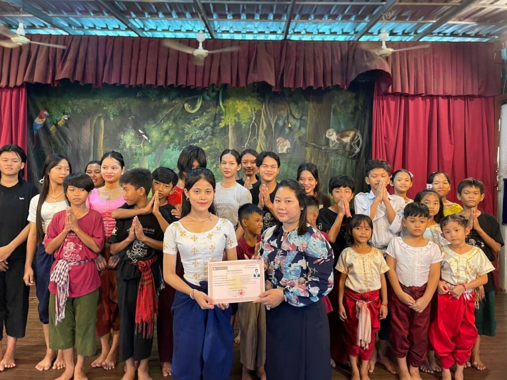 Arts for Cambodian Children & Teens at Champey