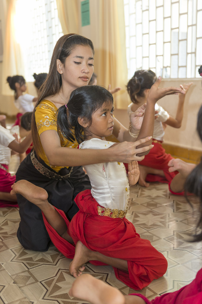 Arts for Cambodian Children & Orphans at Champey