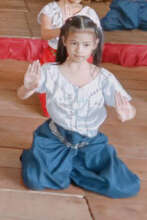 young student in dance class August 2023