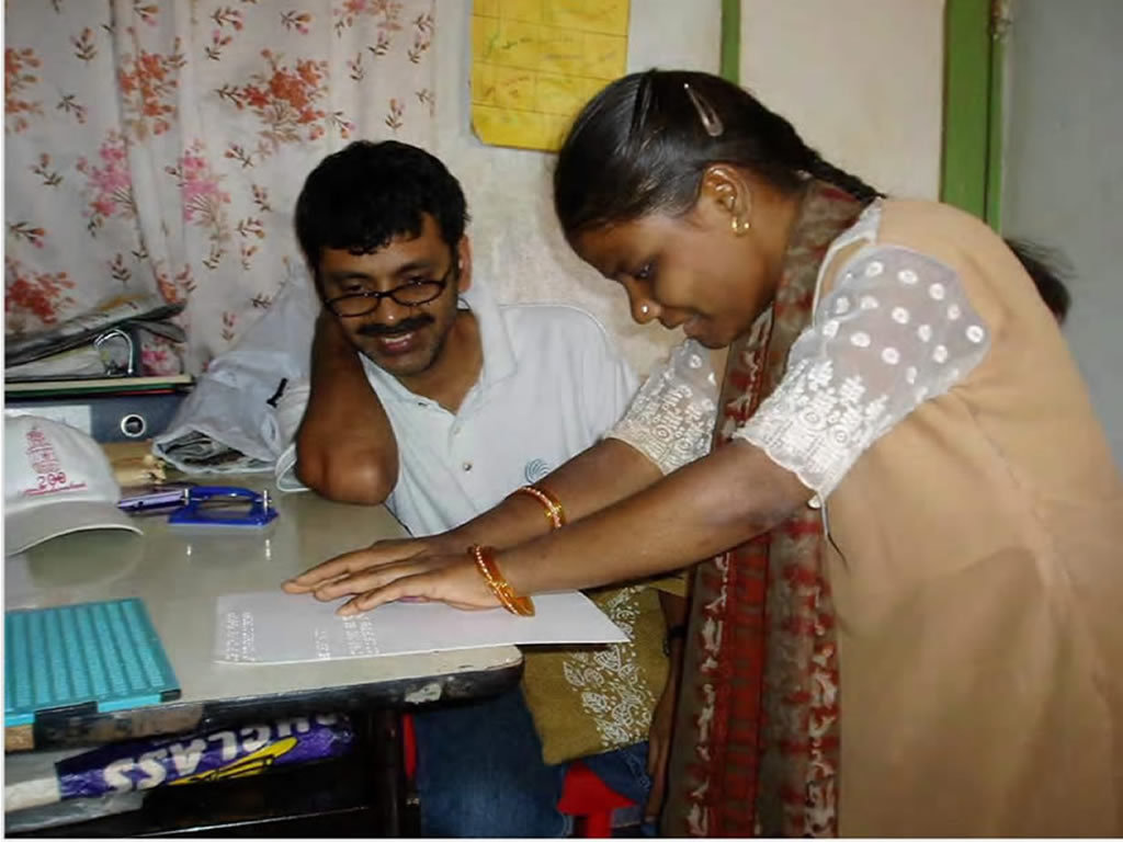 Educate 50 Blind Children in Karnataka