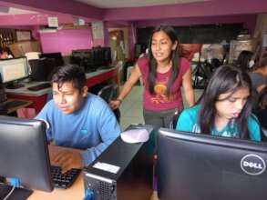 Working in a community center