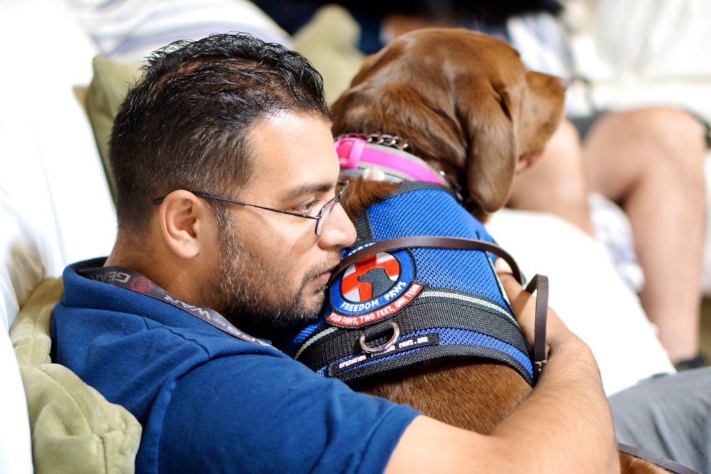 Training Service Dogs for Veterans!