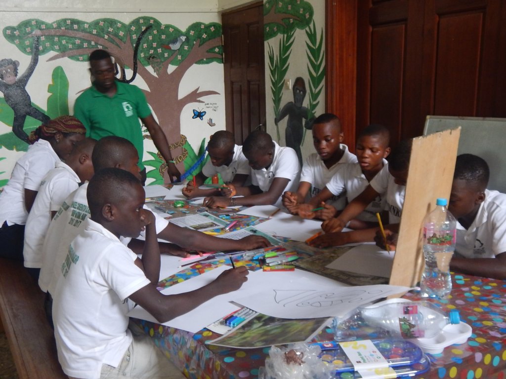 Send destitute kids to school and save chimpanzees