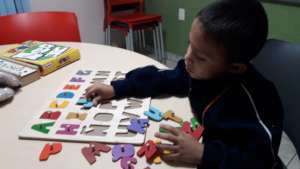 Improvement in motor and language abilities