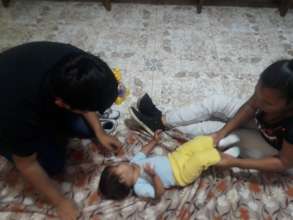 We assist a child's gross and fine motor skills