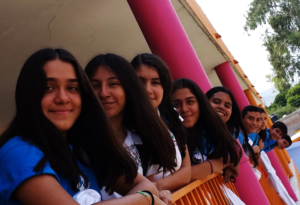 Some of our 9th graders staring a new school year