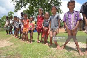 Children affected by contaminants