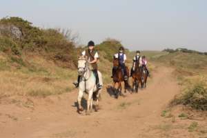 Riders at the Ride4Rhino "Paper chase" event.