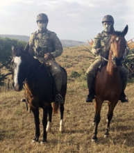 Equine Units in Hluhluwe-Imfolozi. Credit: S Zulu
