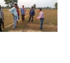 Technical resource person visiting the sites