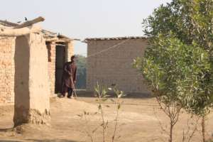 Mr. Chand outside the Centre