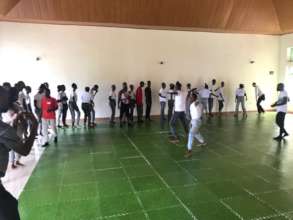 Refugee youth learn in Train The Trainer in Rwanda