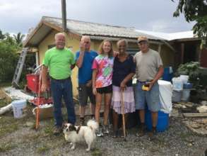 St. Croix LTRG - Senior resident receives roof